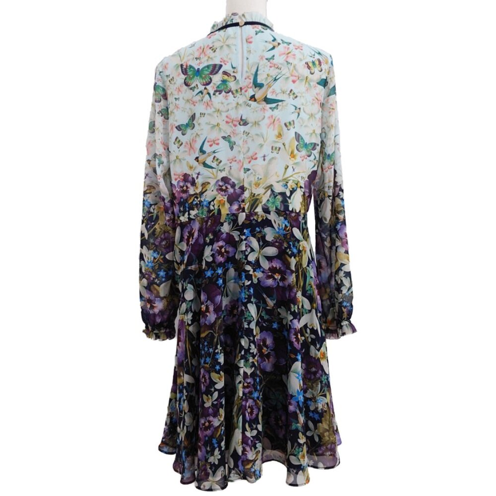 Ted Baker London Floral Dress - Purple and Blue - Picture 6 of 13